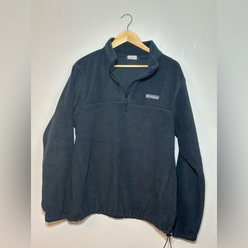 Columbia Men's Black Half-Zip Fleece PulloverXL